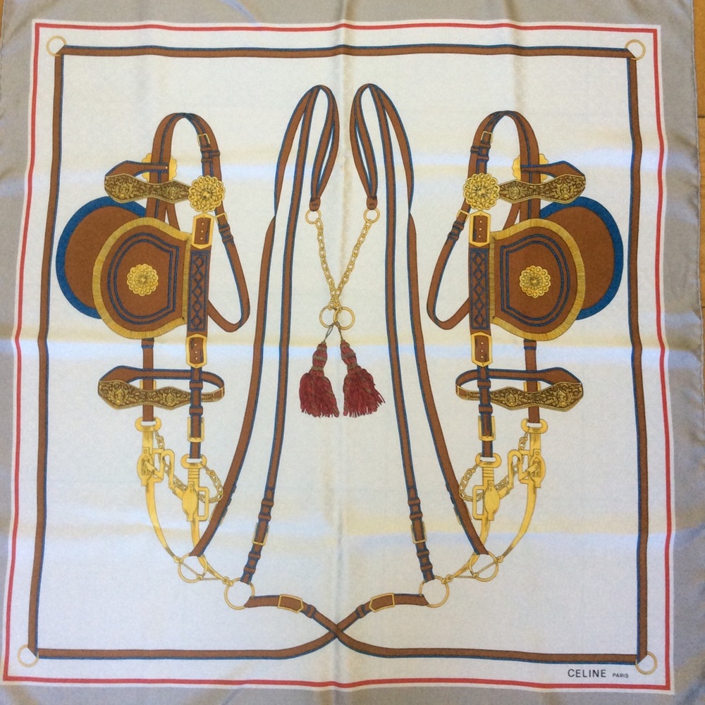 Celine silk scarf